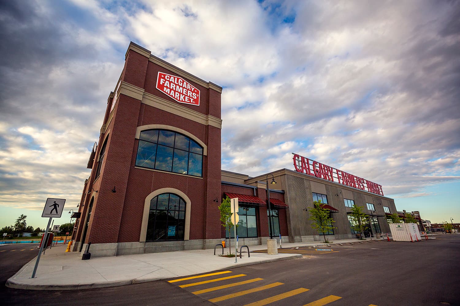 Calgary Farmers' Market West exterior near Crestmont